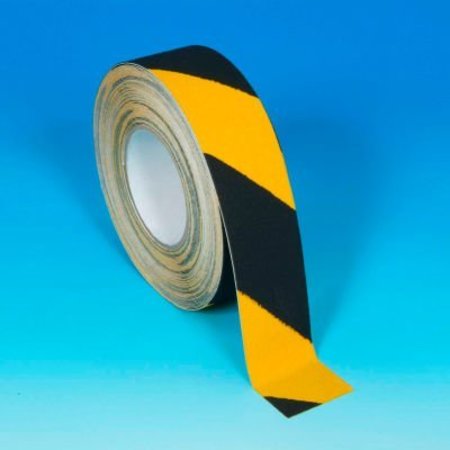 HESKINS LLC Heskins Hazard Safety Grip„¢ Anti Slip Tape, Black/Yellow, 2" x 60', 60 Grit 3401005000060DUA